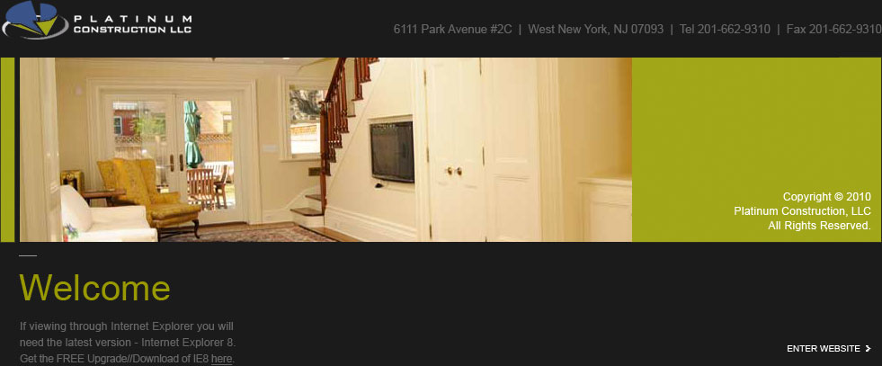 Welcome to Platinum Construction, LLC